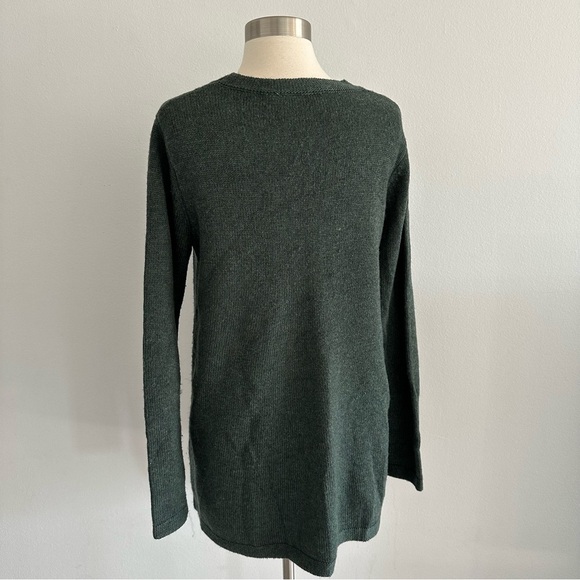 Soft Surroundings Knit Wool Blend Green Sweater M - Picture 4 of 10